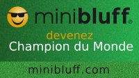 Ahmed joue au Minibluff